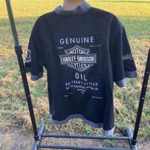 Vintage Harley Davidson Genuine Motor Clothes HONG KONG MECHANIC  SS Shirt